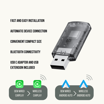 Symplify™️ CarPlay + Android Auto Wireless Adapter